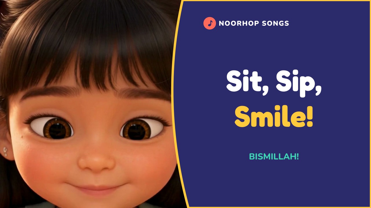 Sit, Sip, Smile – video for kids